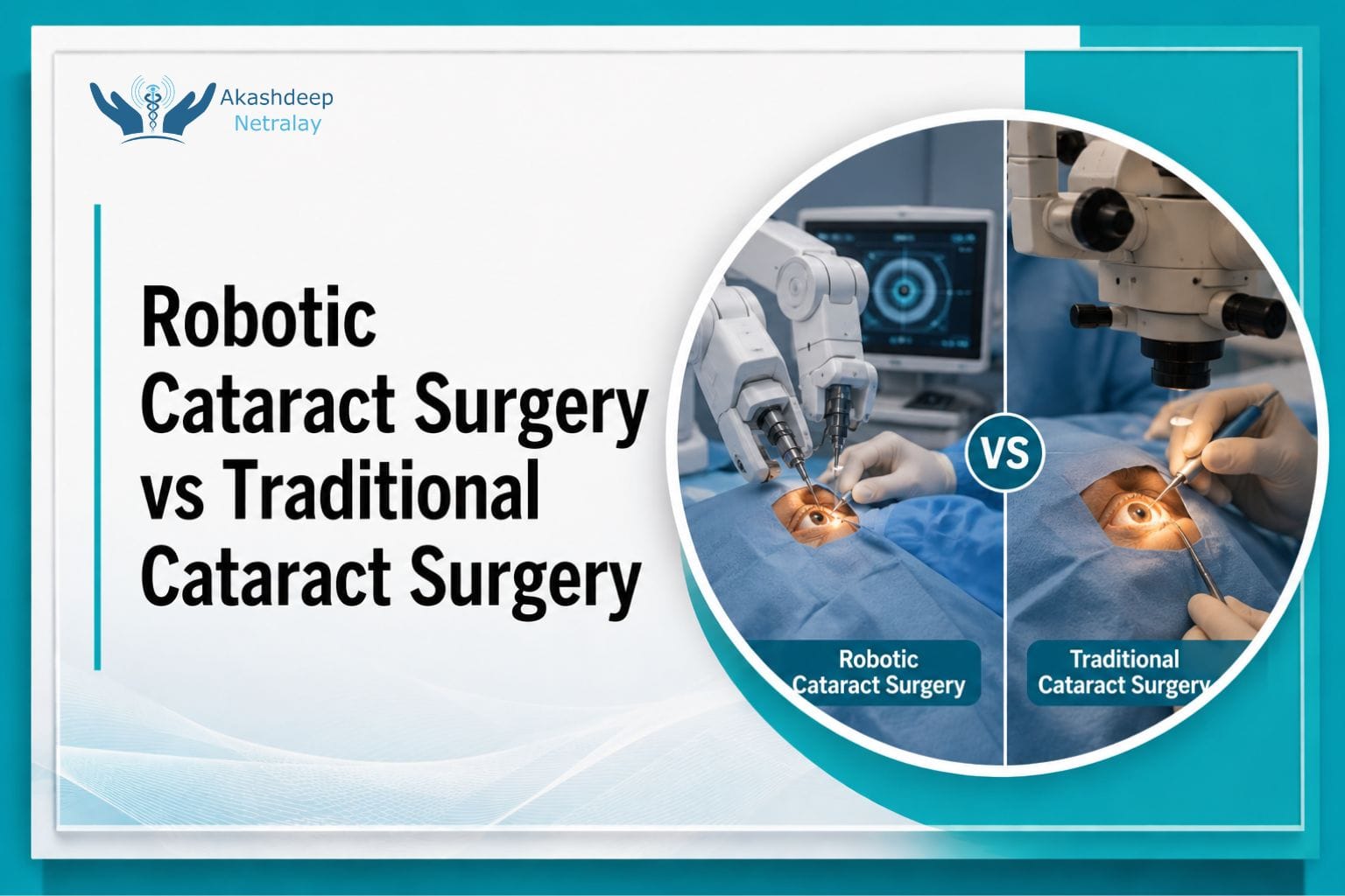 Robotic vs traditional cataract surgery for improved vision correction and eye care