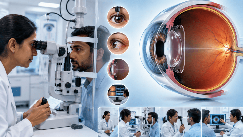 Eye evaluation for phakic lens surgery candidacy