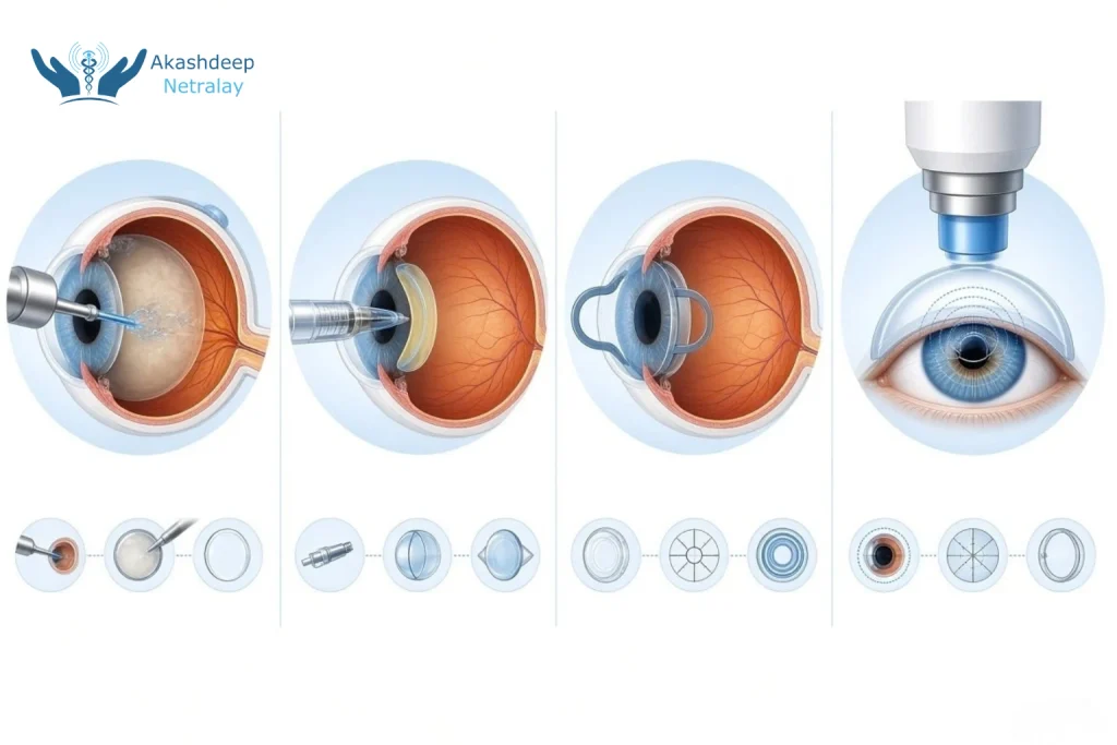 Different types of cataract surgery in Sangli